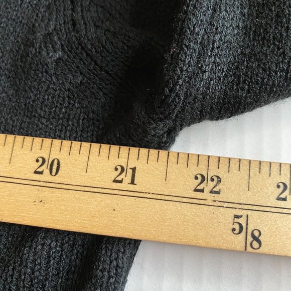 Extra Touch Womens Vtg. Black Acrylic Sweater Size 3X Dark Academia Goth Witchy - Picture 8 of 10